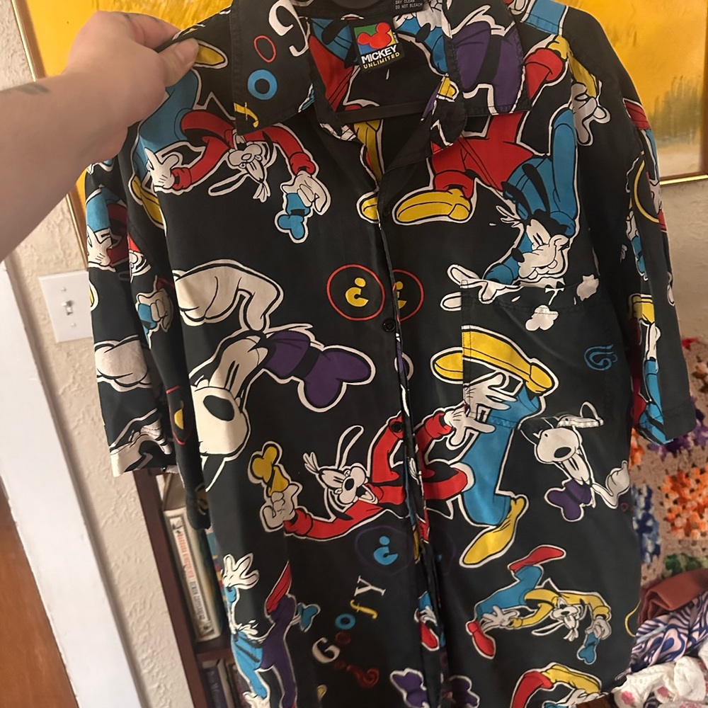 Men's Black Graphic Shirt